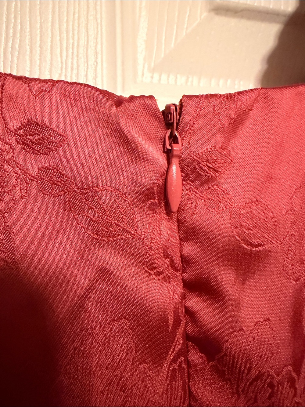 Francesca's Red Ruffled Strap Mini Dress - Picture 4 of 5